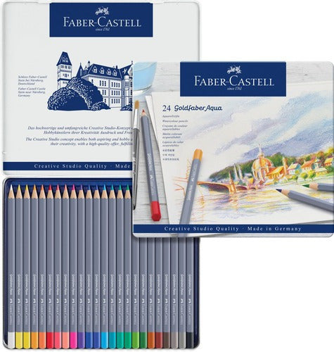 Lápiz Acuarelable Goldfaber x24 Colores