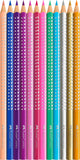 12 Lápices De Colores Sparkle + Estuche