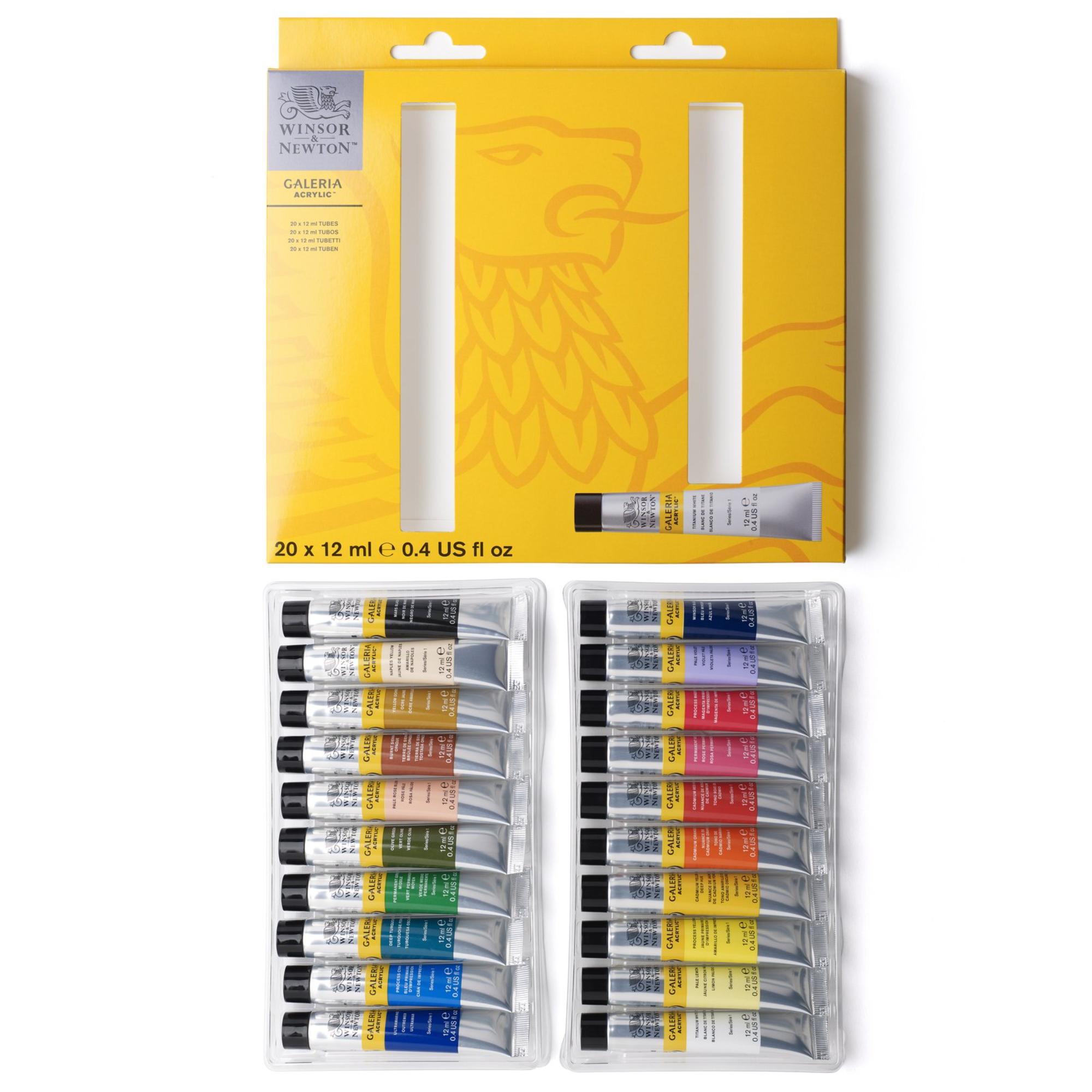 Set Inicial Acrílico Galeria Winsor & Newton 20x12ml