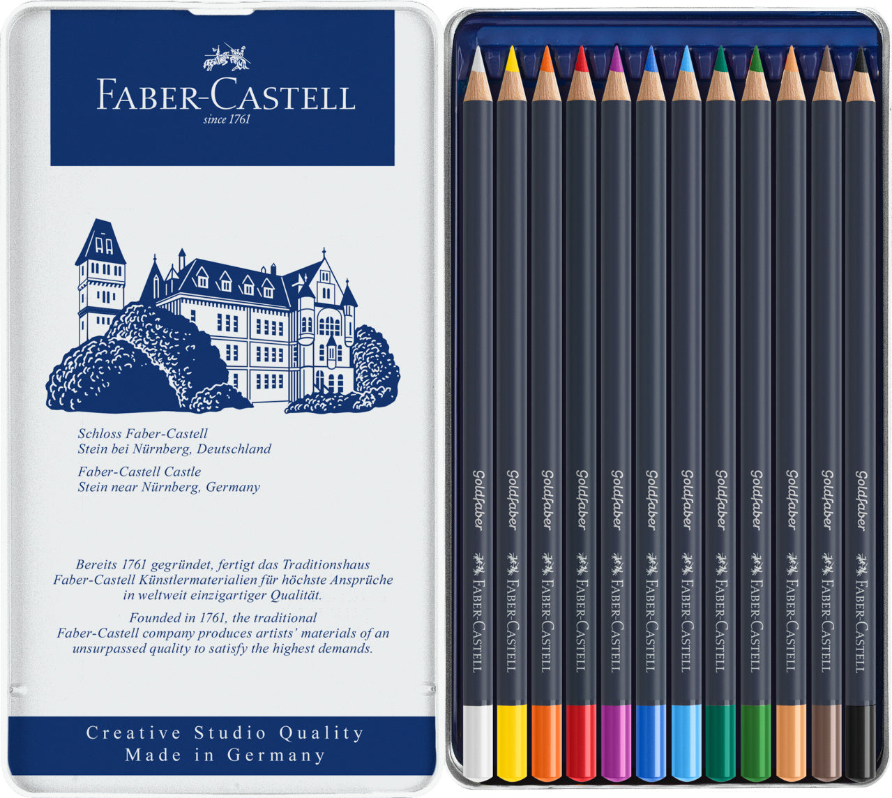 Lápiz De Color Goldfaber x12 Colores