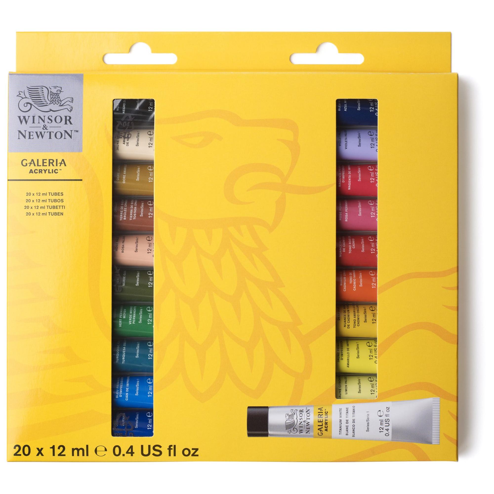 Set Inicial Acrílico Galeria Winsor & Newton 20x12ml