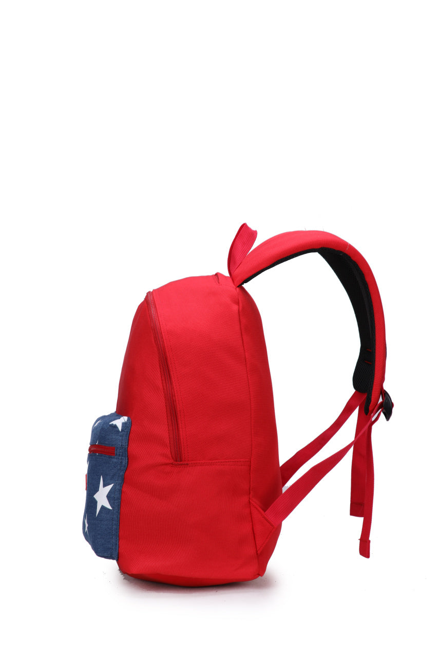 Mochila Energectic 23l Estrellas Azul/Roja