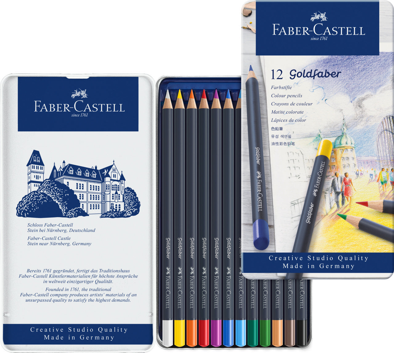 Lápiz De Color Goldfaber x12 Colores