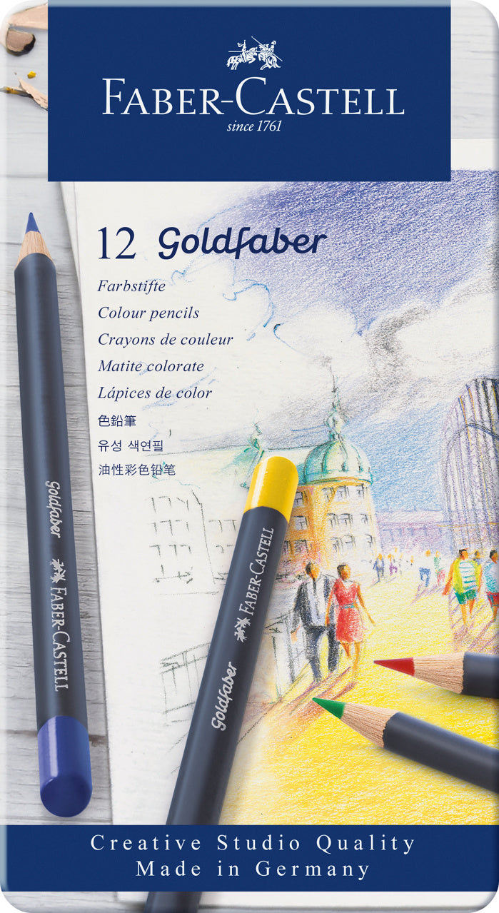 Lápiz De Color Goldfaber x12 Colores