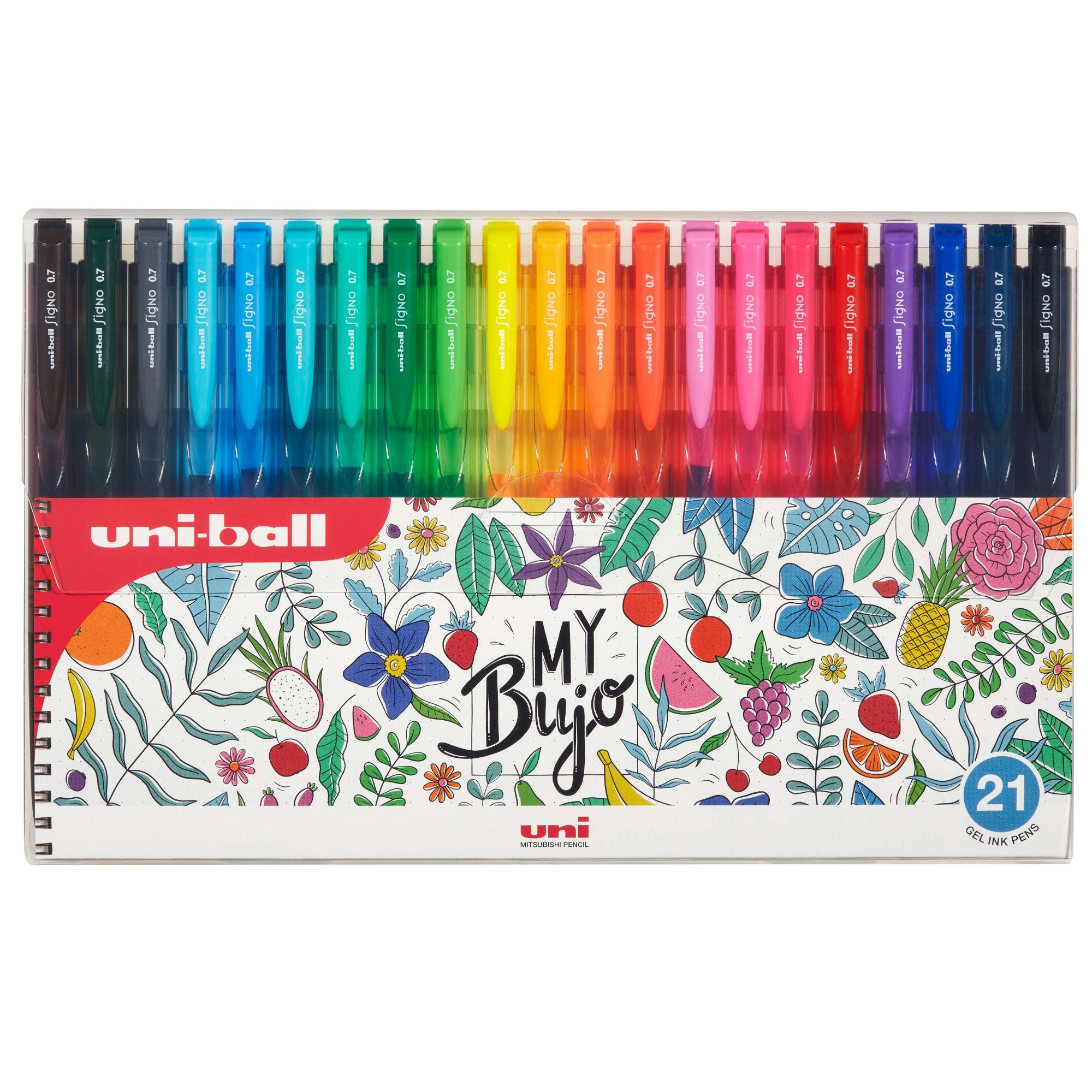 Set Bolígrafos Uniball UNI UM-155 Bujo x21 Colores