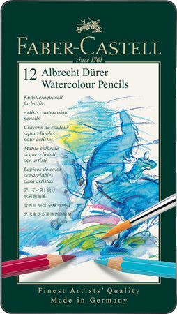 Lápiz Acuarelable A.Dürer Faber-Castell x12 Colores