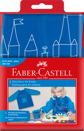Delantal De Pintura Faber-Castell Color Azul