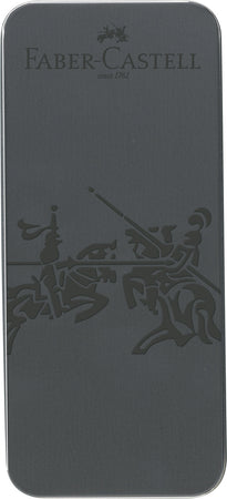 Pluma + Bolígrafo Grip Edition Faber-Castell Antracita