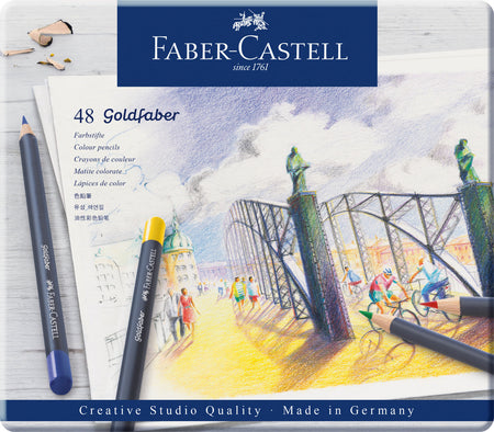 Lápiz De Color Goldfaber Faber-Castell x48 Colores
