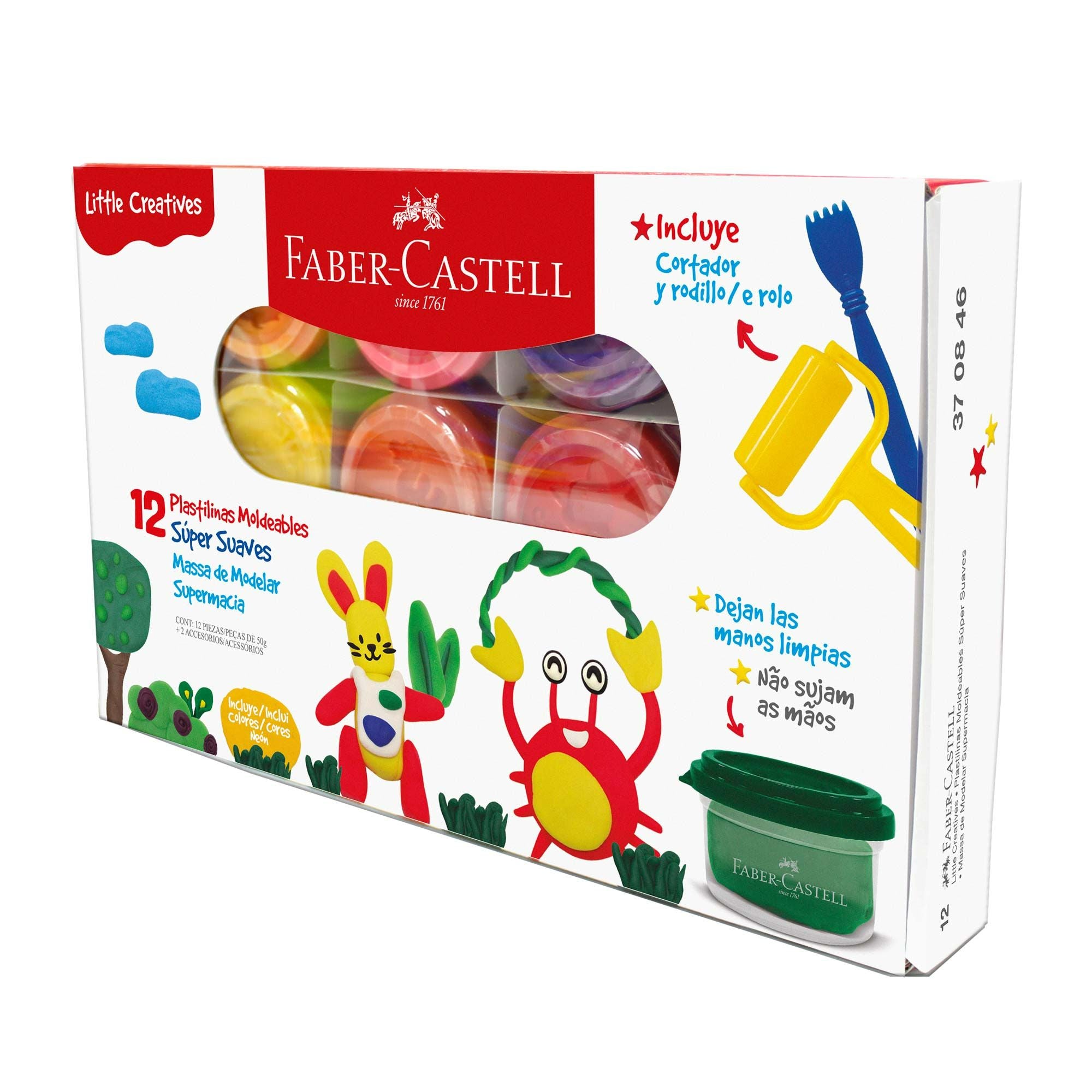 Plastilina Suave Little Creatives x12 Colores