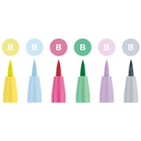 Marcadores Pitt Artist Pen Pastel x6 Colores