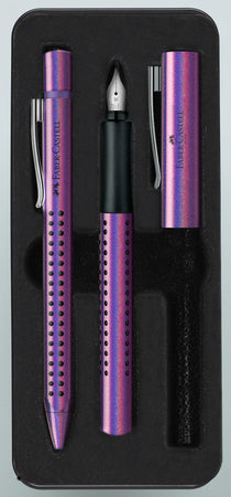 Pluma + Bolígrafo Grip Edition Glam Violet