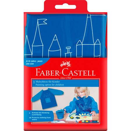Delantal De Pintura Faber-Castell Color Azul